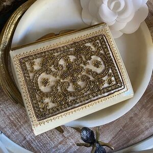 Vintage Daniel deParis small beaded coin purse